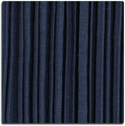 FenchelShades.com Lampshade 9" Top Diameter x 16" Bottom Diameter x 15" Slant Height with Washer (Spider) Attachment for Lamps with a Harp (Pleated Mushroom Navy Blue)