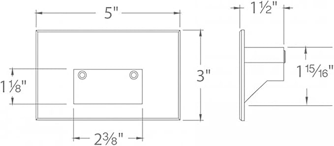 WAC Landscape Lighting, LED 12V Horizontal Indoor or Outdoor Step and Wall Light Amber 1800K Built-in LED in White