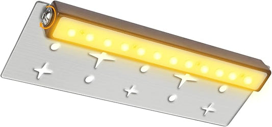 Retaining Wall Lights,1 Pack 7 Inch LED Hardscape Lighting,12-36V 2.5W Low Voltage Fence Lights,Outdoor Step Lights with IP67 Waterproof 2700K Warm Light