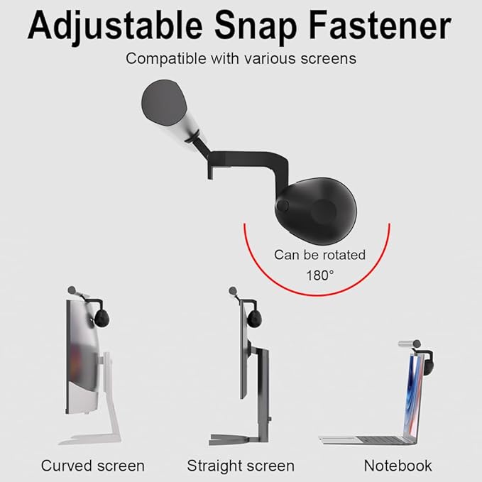 DS Monitor Light with Sync Screen Color, Care-Reading LED Task Lamp Adjustable Brightness/Color Temperature Reading Light for Laptops, Computer Monitor (USB Plug)