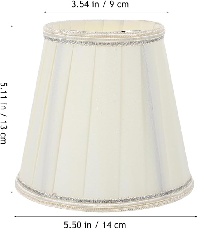 Chandelier Lamp Shade, Fabric Lampshade Housewarming Lampshade Decorative Cloth Crafts Household Accessory Table Decor Lamp Shade