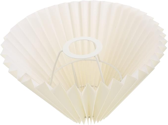 DOITOOL 1Pc Pleated lampshade Modern Lampshade Wall Light Cover Light Accessory rustic lamp shades candle wall sconce chandelier lamp shades Desk Lamp Lampshade curtain vintage cloth e27