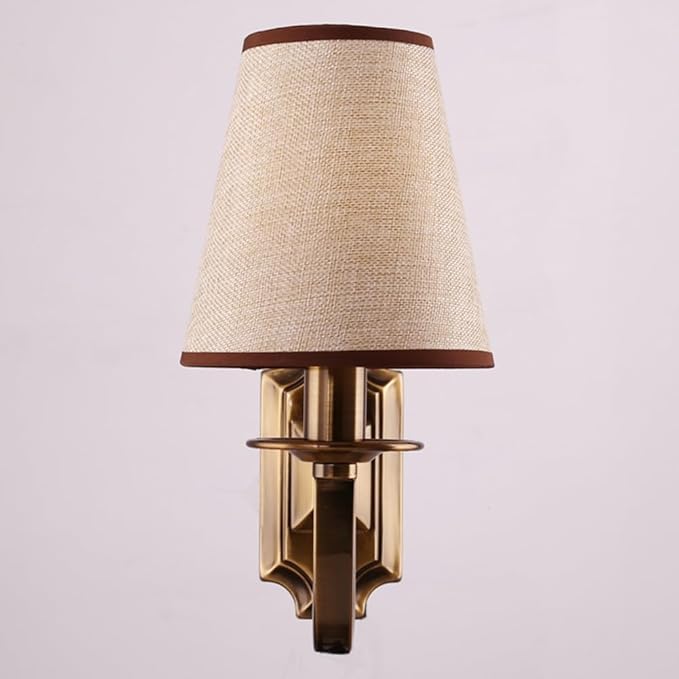 Aiwen Vintage Modern Wall Sconce Wall Lamp Wall Light Solid Brass Fitting Fixture 1 Light