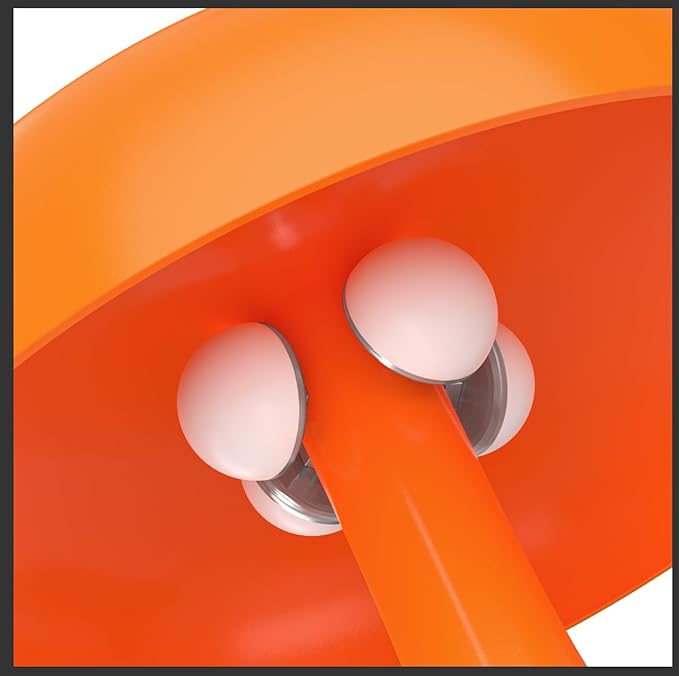 Huga Collective Mandarin Dream Dimmable Mushroom Lamp | Vintage Retro Mushroom Table Lamp for Ambient Lighting