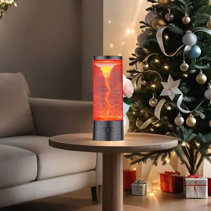 12.5Inches Twister Hurricane Light with Remote & Breath Light - Water Vortex Mood Lamp, Fun and Exciting Gift for Boys,Girls, Kids Christmas Birthday Holiday