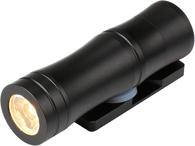 LED Wall Light Mini Bamboo, 3W 12V-24V DC, 15° Narrow Beam Angle, IP65 Waterproof, Surface Mounting Outdoor Landscape Lighting,Warm White 3000K (A - Single Beam)