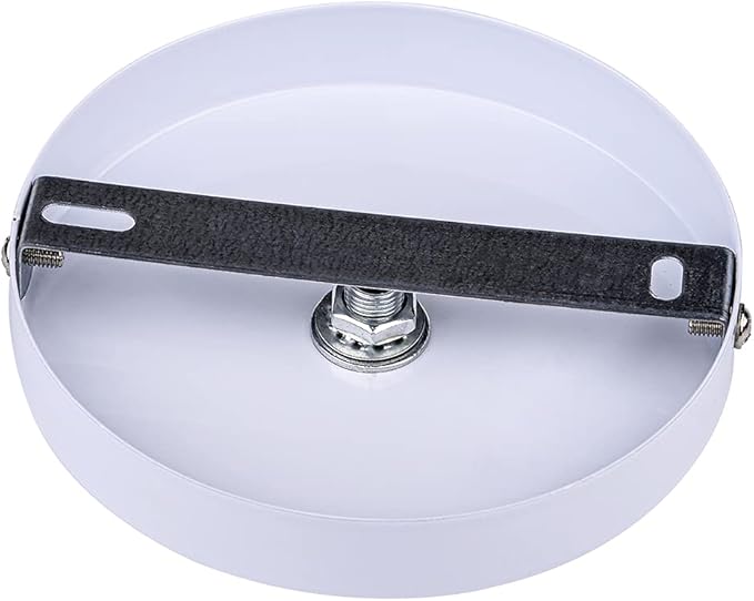 Arturesthome 4.7" White Ceiling Plate Light Kit Rewind Single Hole with Hardware,Ceiling Canopy for Pendant Lighting or Chandelier,Easier to Install Than Standard Canopies