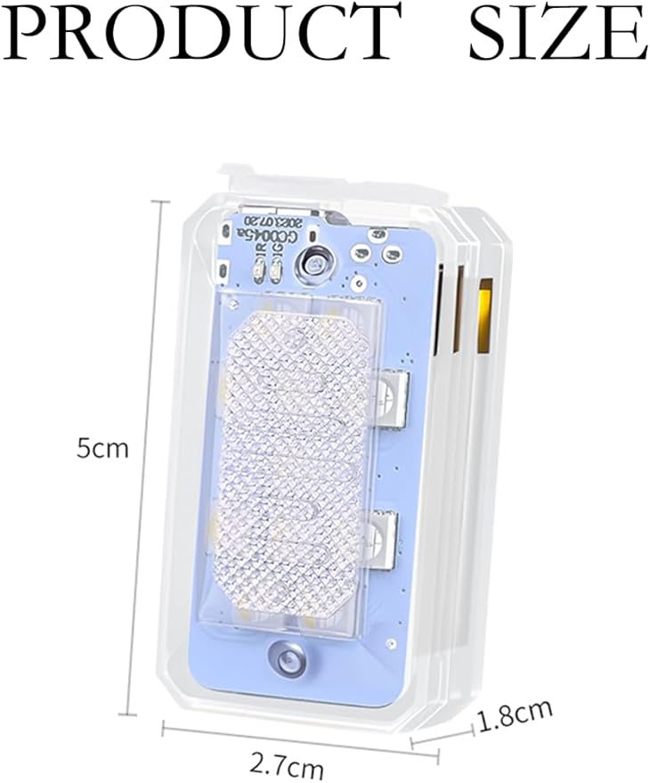 Asunder 8PCS Upgraded 500mAh Wireless LED Strobe Lights with Remote,8-Color Waterproof Rechargeable Emergency Lights with 11 High-Brightness LEDs for Cars,Motorcycles,Bikes,Drones&Aircraft