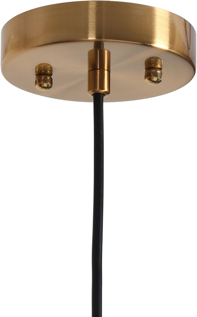 KSANA Pendant Lights Kitchen Island, 1-Light Electroplated Gold Teardrop Pendant Light with Textured Glass Shade Modern Adjustable Hanging Light Fixtures for Dining Room Hallway Bedroom