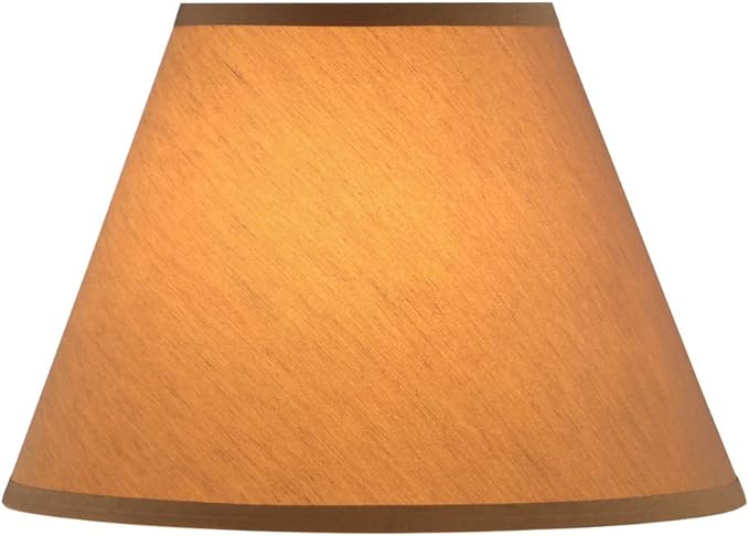 Aspen Creative 58883 Transitional Empire Shape Uno Construction Lamp Shade in Chocolate, 6" Top x 12" Bottom x 9" Slant Height