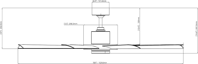 Modern Forms Aura Indoor and Outdoor 8-Blade 60in Smart Ceiling Fan in Matte White Brushed Nickel Ring with 2700K-3000K-4000K-5000K Selectable LED Light Kit and Remote Control works App