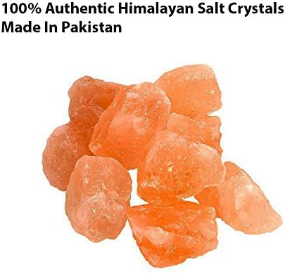 Himalayan CrystalLitez Himalayan Salt Lamp with UL Listed Dimmer Cord, Original Salt Crystals in A Handcrafted Artisan Bowl, Aromatherapy Salt Lamp (Hamsa)