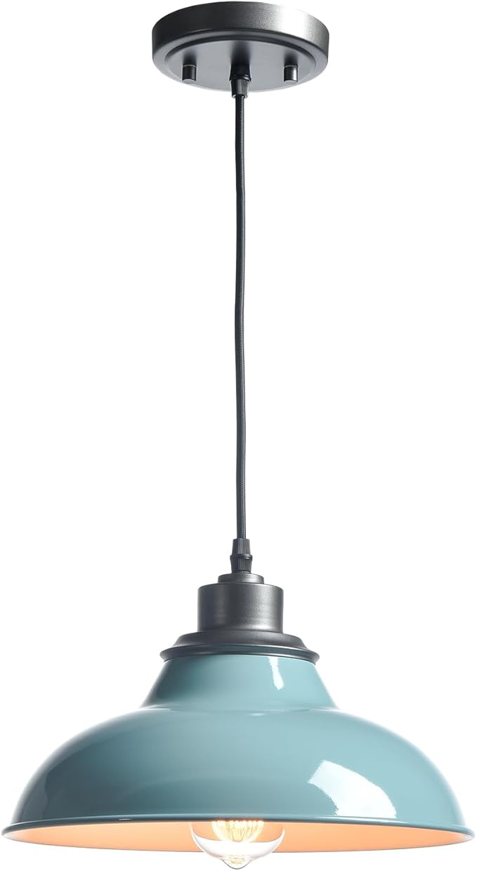 Pendant Light Fixture Modern Pendant Lights Kitchen Island for Breadfast Nook Bar Dinning Room Coffee Shop Sea Blue Green Nordic Style