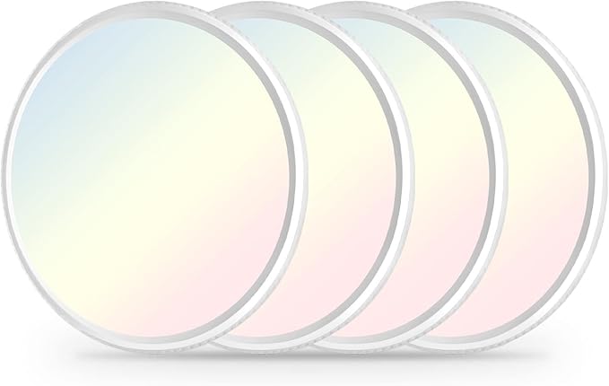 4Pack Led Ceiling Light, 42W 4500LM Ultra-Thin Surface Mount Light Fixtures, 15.8 Inch 3000K/4500K/6000K 3CCT Selectable Flush Mount Ceiling Light for Living Room, Bedroom, Kitchen…