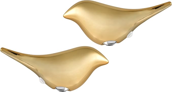2-Pack Golden Birds Motion Sensor Night Lights, Rechargeable Battery Operated Magnetic Wireless Wall Lights, 3000K Warm Light for Hallway, Staircase, Bedroom Home Decor, Easter Gift