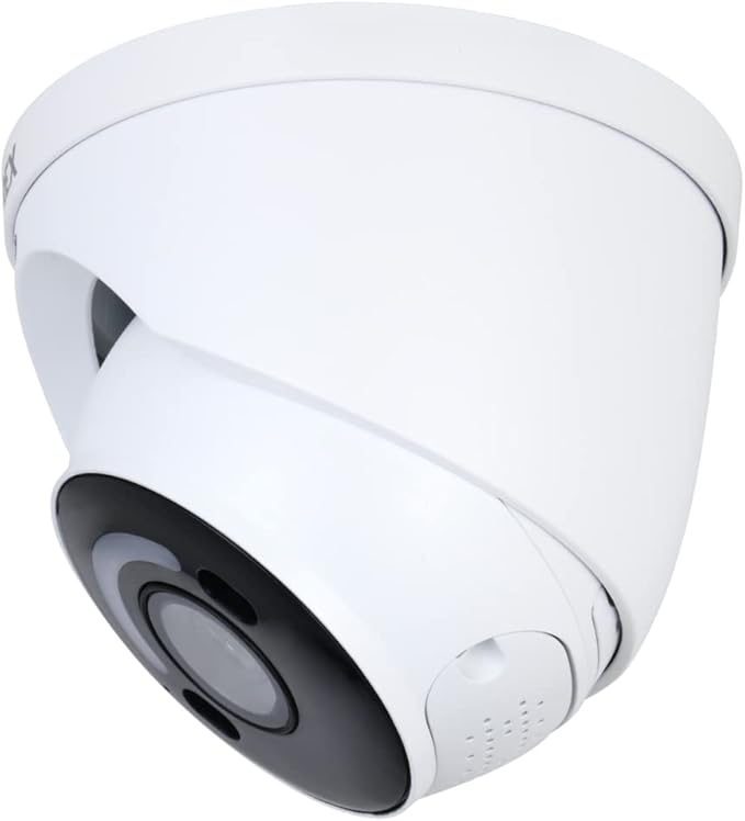 Lorex 4K Smart Security Lighting Deterrence Dome AI PoE IP Wired Camera with Color Night Vision (White)