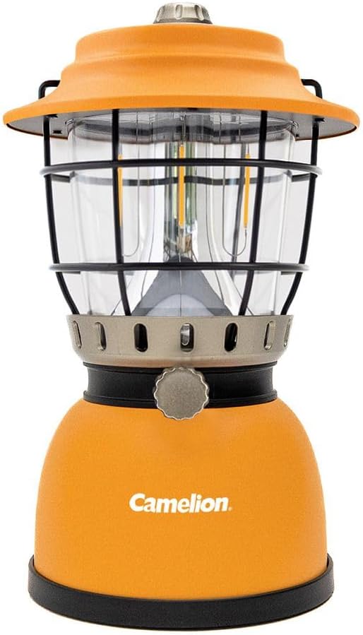Rechargeable Retro LED Lantern, 800LM, Stepless Dimming, Omni-Directional Light Distribution, 4400mAh Power Bank, 2 Color Temperatures, IPX5 Water Resistant, Power Outages, Emergencies, USB Cable