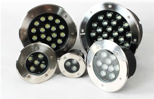 15W AC 120V LED RGB Color Change Outdoor Exterior Buried Spot Light Fixture Underground Flood Lamp Waterproof IP65