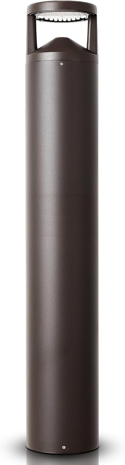 LED Bollard Landscape Light, 42" 24W Outdoor Pathway Light, 3CCT Selectable (3000K/4000K/5000K), IP65 Waterproof, 0-10V Dimmable Commercial Landscape Lighting for Garden, Walkway, Die-cast Aluminum