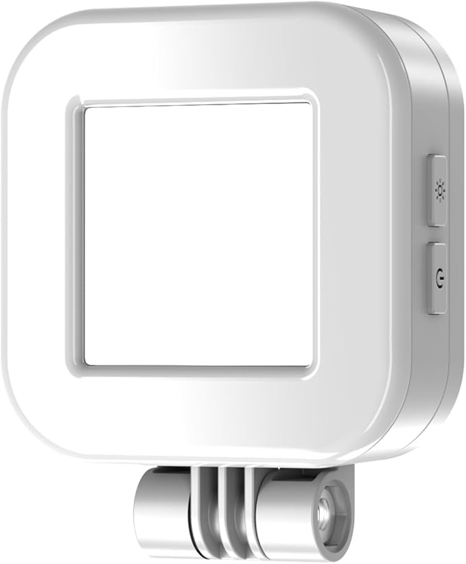 Magnetic Selfie Light Foldable Phone Night with Mirror Rechargeable RGB LED Fill Light Disco Party Mode Portable Ring Light for iPhone Magsafe for Selfies/Photography/TikTok/Zoom Calls (White)