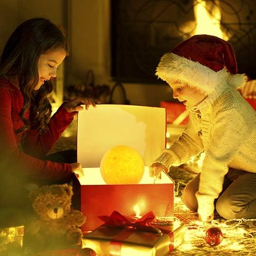 VGAzer Colorful Levitating Moon Lamp (Black Base)