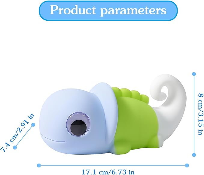 Chameleon Night Light for Kids, Night Light for Boys and Girls, Cute Room Decor Portable Night Lamp, Touch-Controlled Lighting, Silicone