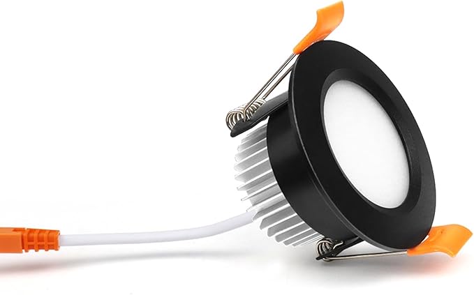 YGS-Tech 3 Inch LED Recessed Lighting, Dimmable Downlight 5W(40W Halogen Equivalent), CRI80, 2700K Ultra Warm White, Ceiling Light with LED Driver(1 Pack)