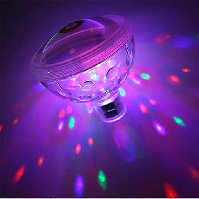 Swimming Pool Lights Floating Pool Lights LED 5 Modes RGB 7 Colours Changing Lights Underwater Waterproof Floating Lighting Flashing Fountain Accessories for Party or Pond Decor