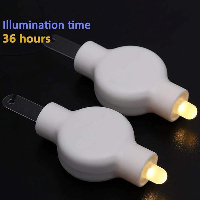Paper Lantern Lights Battery Operated Hanging LED Lights Super Bright Easy Use Decorative Lighting for Outdoor/Indoor Wedding Camping Party Events Balloon Lanterns,Last 36 Hours(Pack of 12,Warm White)