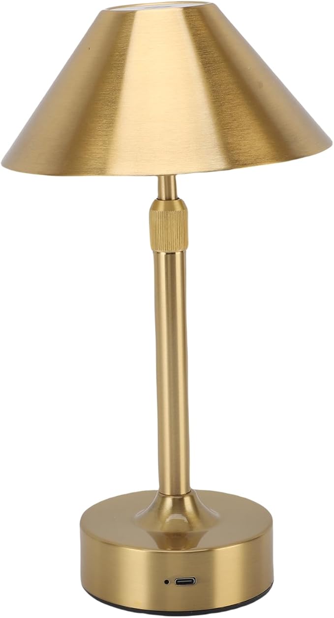 LED Cordless Lamp, Dimmable Rechargeable Table Lamp, Iron Telescopic Pole, 3 Color Modes - Up to 20H Runtime, Touch Control, Portable Indoor & Outdoor Lighting