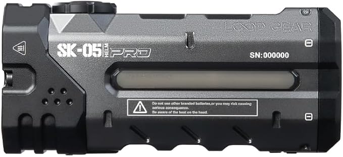 LOOP GEAR SK05PRO 8000mAh Power Bank Flashlight, 4360 Lumens Dual Light Source Magnetic USB-C Rechargeable, IP68 Waterproof Flashlight for Camping, Hiking, Emergency, Outdoor