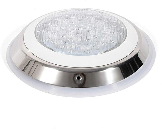 Eapmic 12V 54W Pool Light Underwater Color-Change LED Lights RGB IP68 with Remote (54W Stainless Steel Shell)