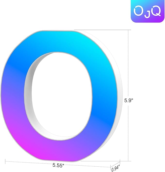 OJQ Light Up Letters LED Letter - Marquee Letters Room Decor Birthday Decorations for Women Night Light for Kids Engagement Party Decorations - Christmas Birthday Gifts for Girl