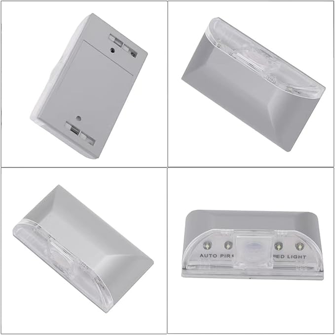 Door Light, Keyhole Light with Auto Sensor Motion Detector, LED Night Light for Bathroom, Kids Room, Kitchen, Bedroom, Stairway(Silver)