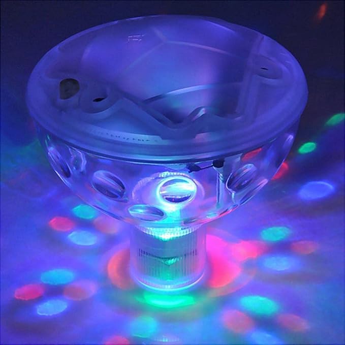 Swimming Pool Lights Floating Pool Lights LED 5 Modes RGB 7 Colours Changing Lights Underwater Waterproof Floating Lighting Flashing Fountain Accessories for Party or Pond Decor