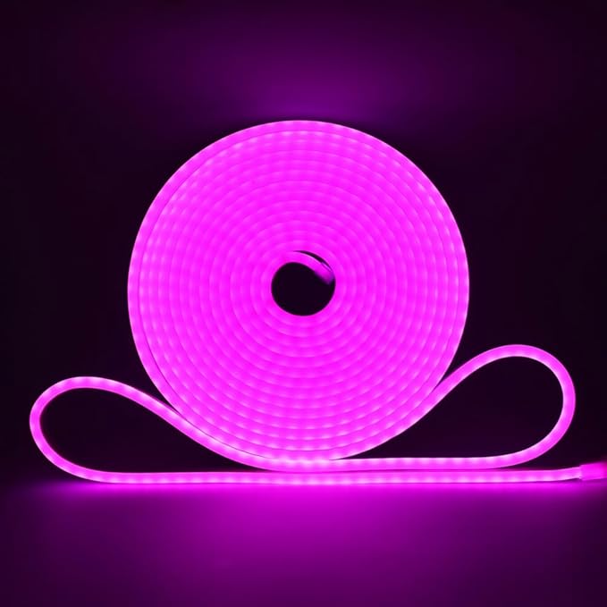 KISUFU 12V COB Led Strip Lights with 1.2W USB Controller Support Solar Panel, IP68 Waterproof Flexible 320 LEDs/m LED Tape Lights for Courtyard Garden Eaves Decoration Outdoor Party Decoration.