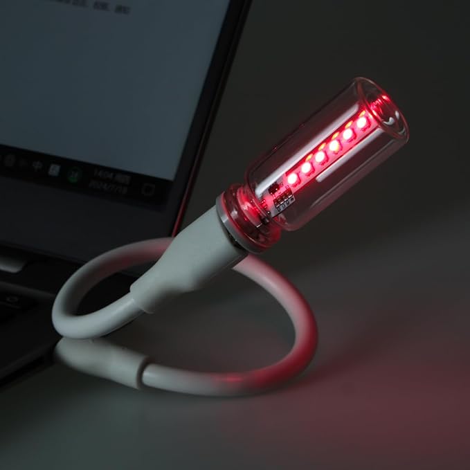 4PCS Mini USB Car Atmosphere Lights, Auto-Changing 7 Colors, Transparent & Frosted Shell Bottle Night Lights, Touch Control for Vehicle Holiday Party Camping Bedroom Decor.