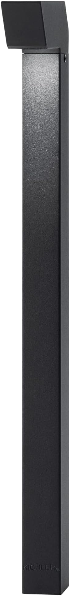 Kichler 12V LED Right Angle Path Light in Textured Black, Outdoor Landscape Lighting, 15846BKT, (1.5" W x 22" H x 5.75" L)