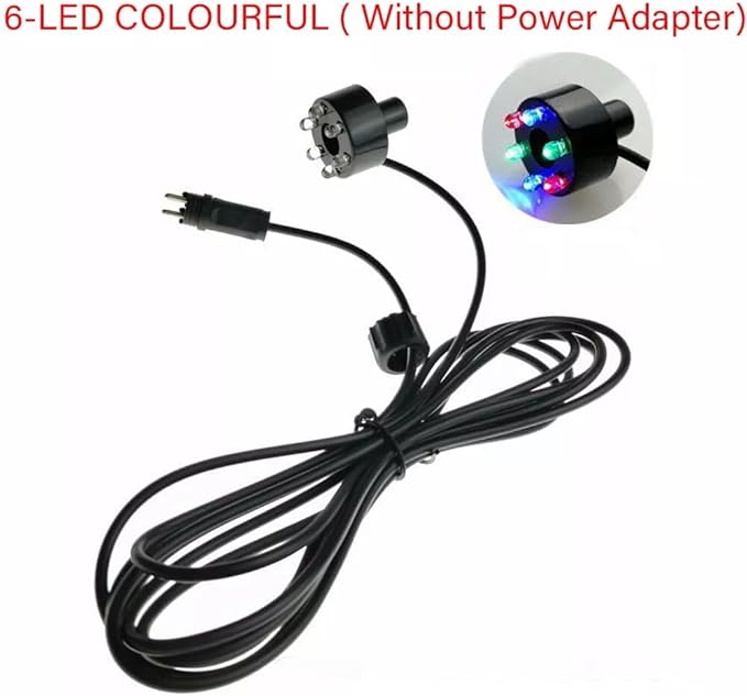Wholesale Fountain Submersible LED Light Fountain Ring (6-LED no AC Plug) for Garden, Square, Yard (Multicolor,4)