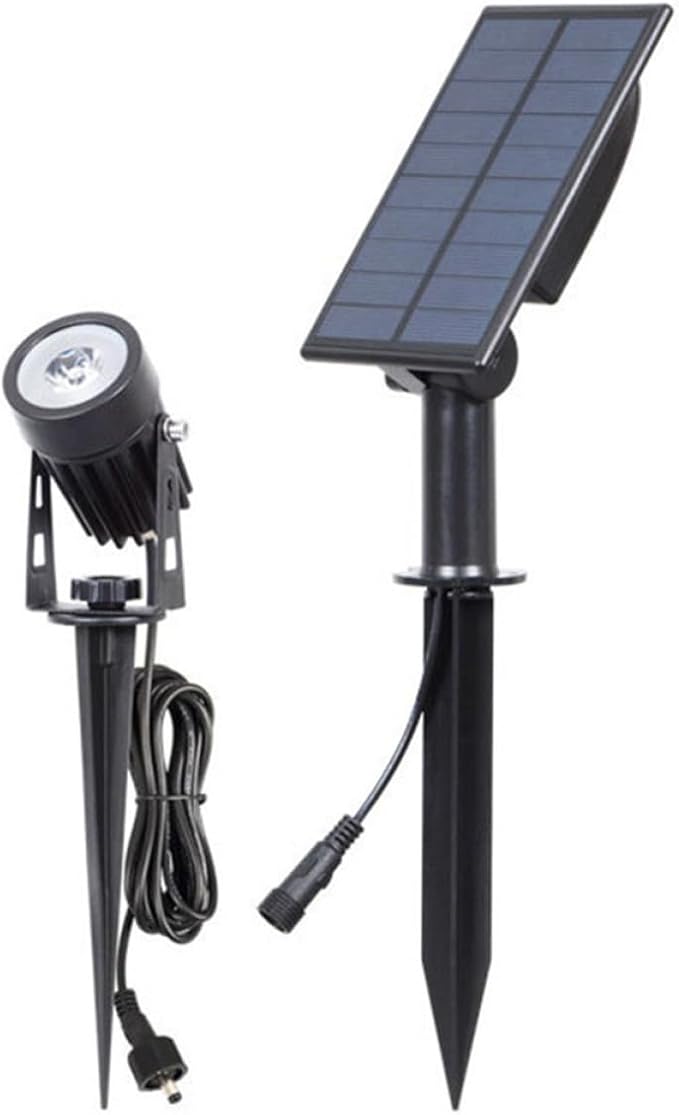 ibasenice Solar Lawn Lamp LED Lighting Tool Warm Light 3000k Waterproof In-ground Landscape Light Garden Decorative Outdoor Ground Plug for Patio Lawn