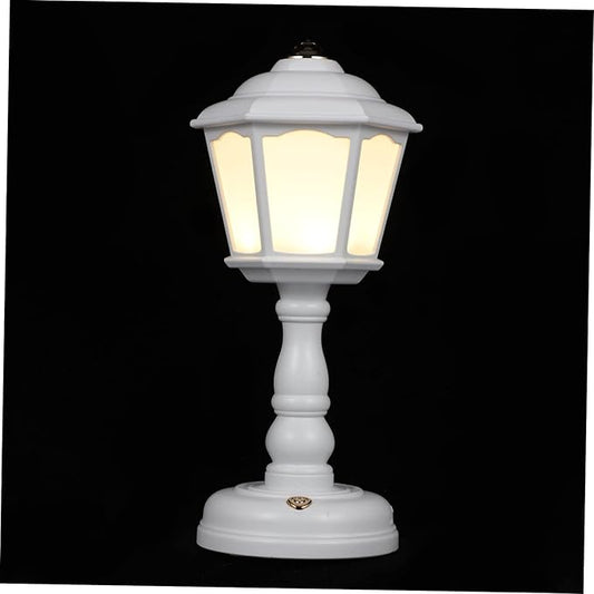 Lamp Dimmable Nightstand Light Retro Mini Lamp USB Charging Vintage Palace Lantern Decor