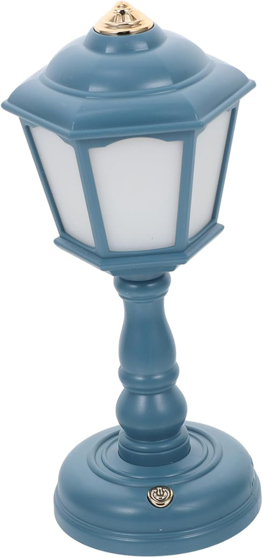 NUOBESTY USB Rechargeable Vintage Table Lamp Dimmable Mini Retro Lantern for Bedroom Creative Night Light Touch Control Anti-Slip Base Warm Light Home Decor