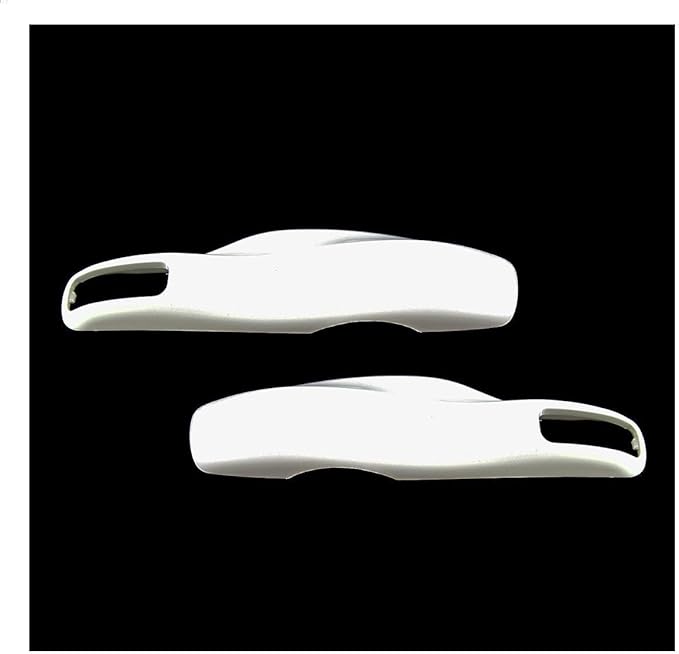 x xotic tech White Smart Remote Key Fob Protector Cover Shell Case Holder Compatible with Porsche Boxster Cayenne Panamera Cayman Macan Carrera 911 991 918 Spyder(Fits 3 Button)