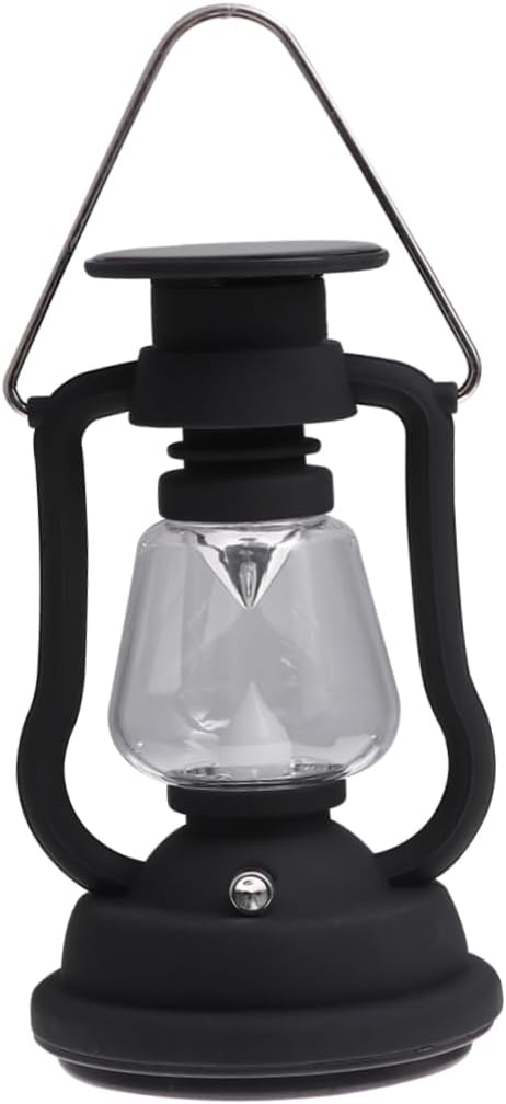 HANABASS Solar Lanterns Outdoor Retro Horse Lamp Rechargeable Camping Light Led for Hiking Emergency Use
