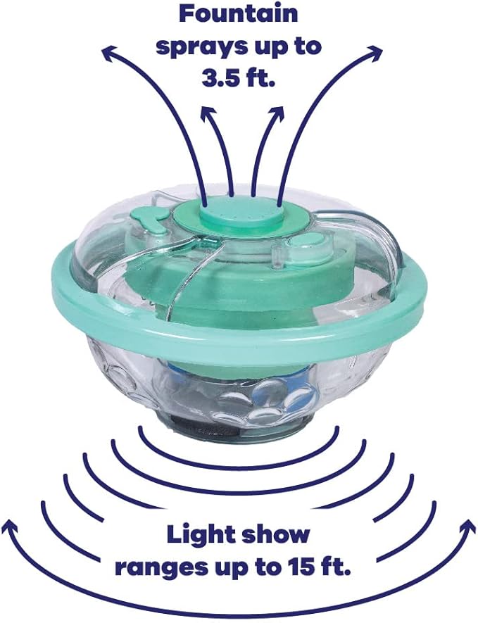 Game Pool Lights - 8 Colors 8 Modes, Easily Installable, Remote Controlled, Uses 3 AAA Rechargeable Batteries, for Above Ground Pools