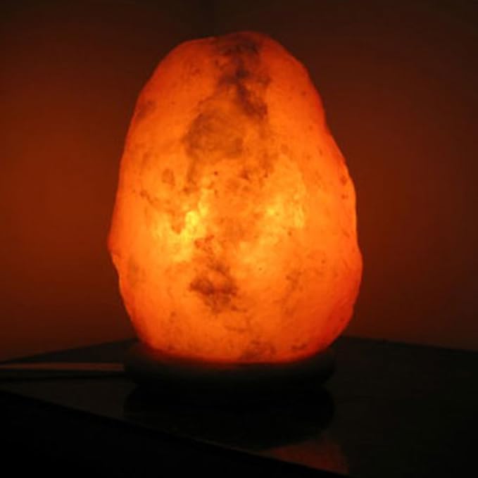 Black Tai Salt Co. Himalayan Salt Lamp 4-6 lbs Crafted Includes 6' Cord