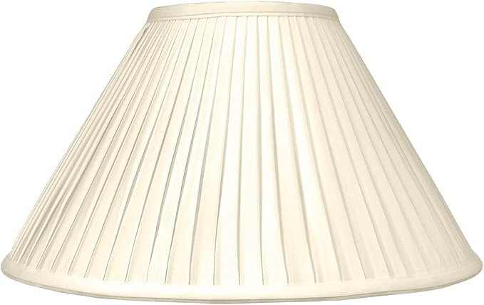 Royal Designs "Coolie Empire Side Pleat Basic Lamp Shade, Beige, 5"" x 13"" x 8""" (BS-727W-13BG)