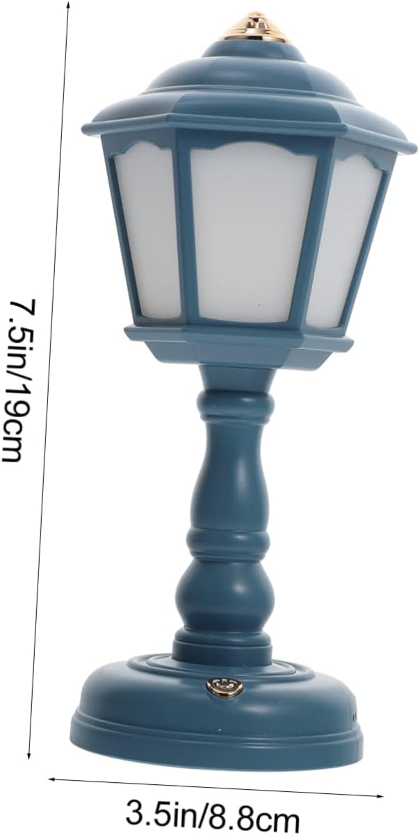 NUOBESTY USB Rechargeable Vintage Table Lamp Dimmable Mini Retro Lantern for Bedroom Creative Night Light Touch Control Anti-Slip Base Warm Light Home Decor