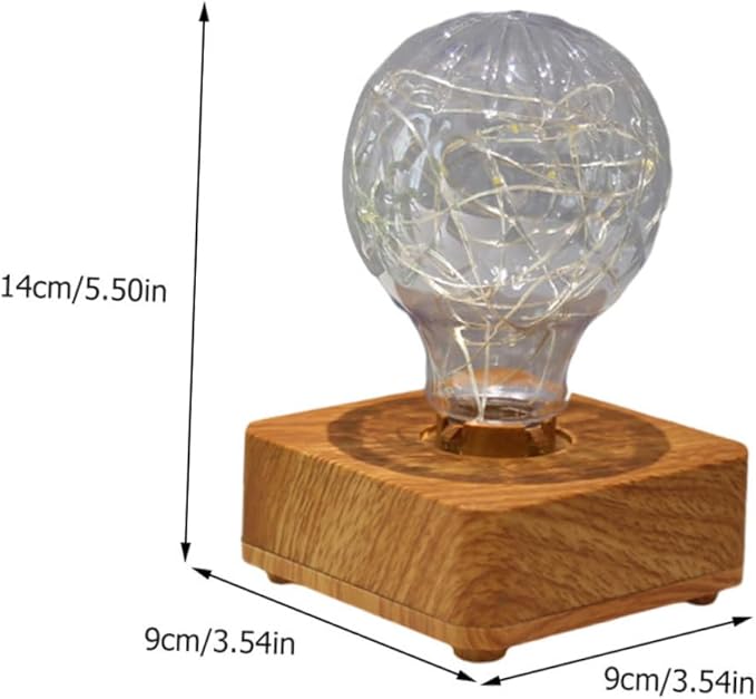 USB Rechargeable Wooden LED Night Lamp for Bedroom Bedside Desk Warm Light Table Lamp for Dorm Decor and Home Ambiance Portable and Easy to Use Bedside Decor