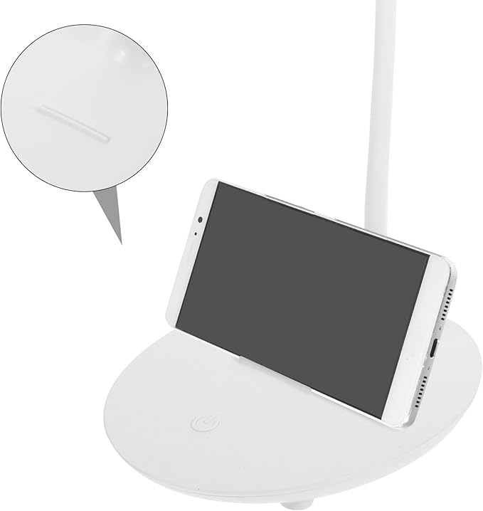Dimmable USB Charging LED Desk Lamp Eye-Caring Table Light for Office Reading with Touch Control Soft Illumination Suitable for Study and Work